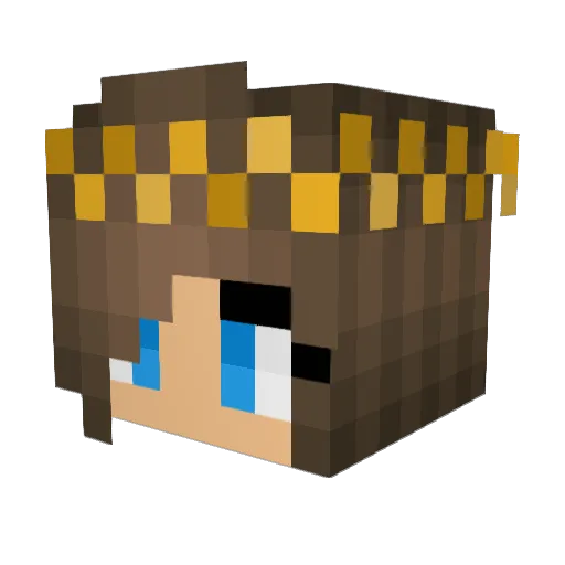 twicemilyw Minecraft avatar head, 3D render