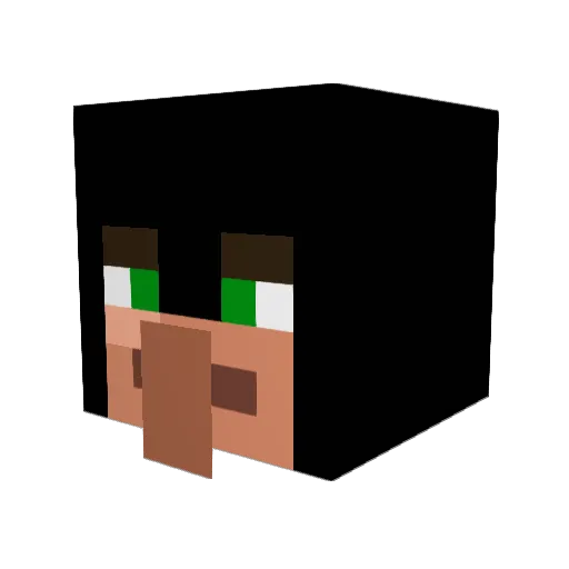 twiggyrambles Minecraft avatar head, 3D render
