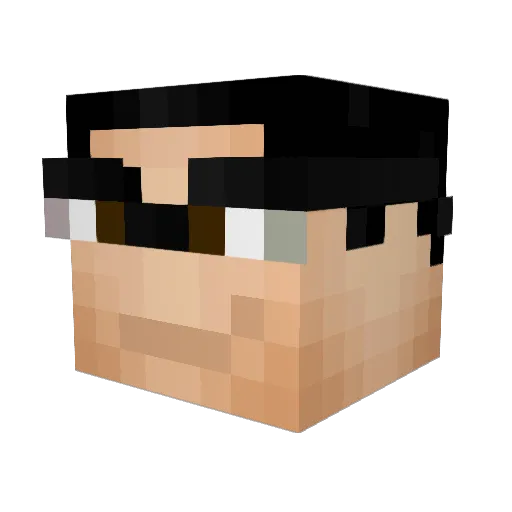 twigman12 Minecraft avatar head, 3D render