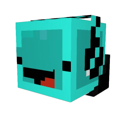 twilight347 Minecraft avatar head, 3D render