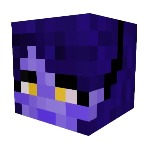 twilight5KM Minecraft avatar head, 3D render