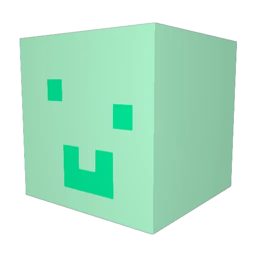 twilight773 Minecraft avatar head, 3D render
