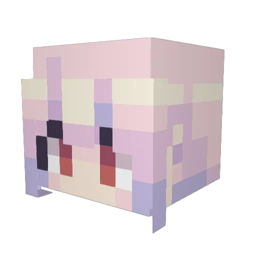twilight__sparkl Minecraft avatar head, 3D render