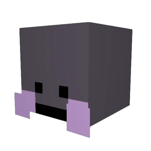 twin_dust Minecraft avatar head, 3D render