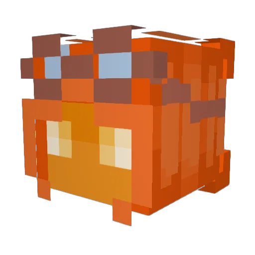 twincityhacker Minecraft avatar head, 3D render