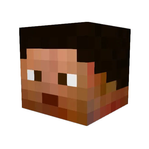 twinkie773 Minecraft avatar head, 3D render