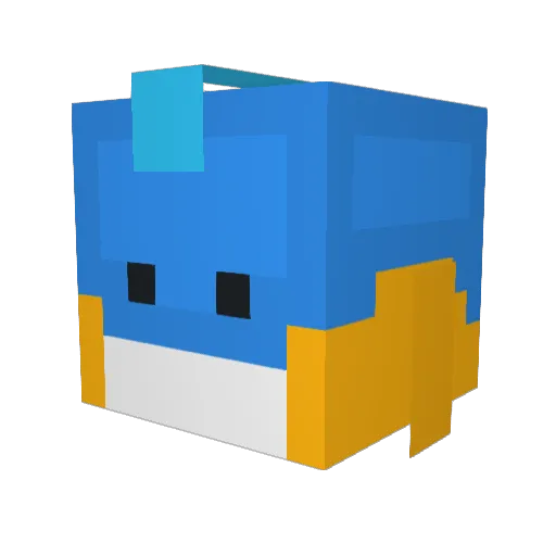 twinkster5 Minecraft avatar head, 3D render