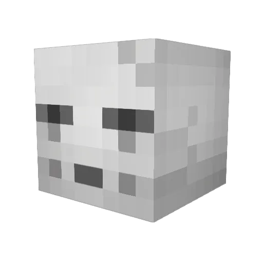 twinnr2 Minecraft avatar head, 3D render