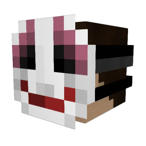twinofalchemy Minecraft avatar head, 3D render