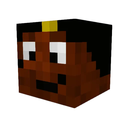 twins12100 Minecraft avatar head, 3D render