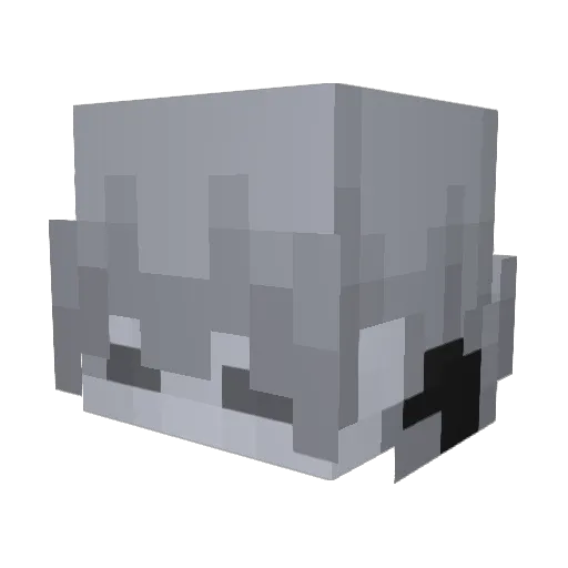 twintxt Minecraft avatar head, 3D render