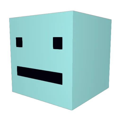 twion_ Minecraft avatar head, 3D render