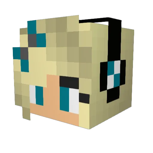 twister246 Minecraft avatar head, 3D render