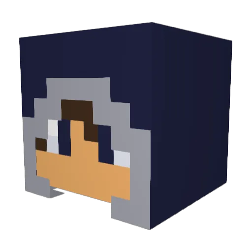 twister_mind Minecraft avatar head, 3D render