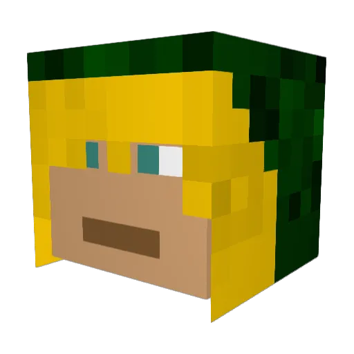 twisto88 Minecraft avatar head, 3D render