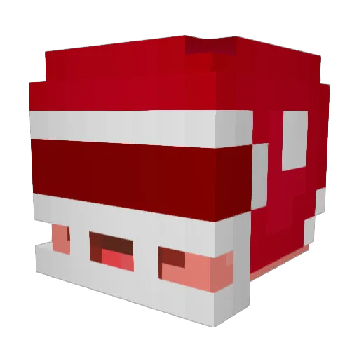 twitchy305 Minecraft avatar head, 3D render