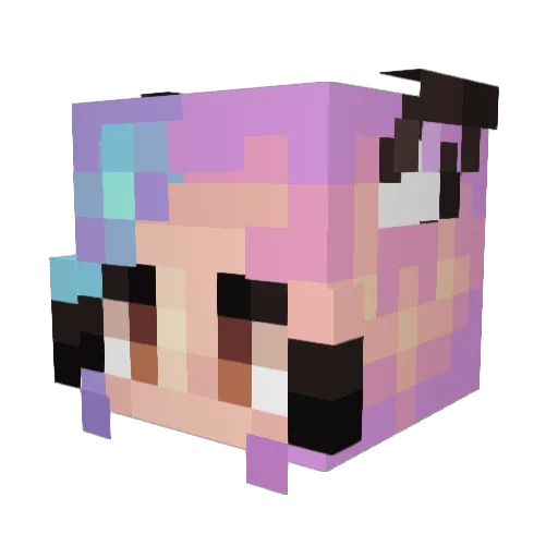 twix92beleth Minecraft avatar head, 3D render