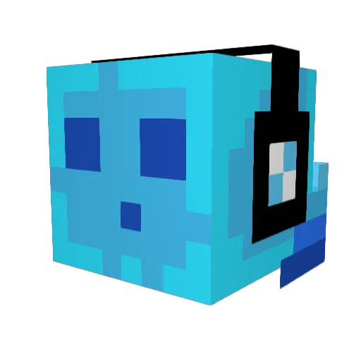 twixter5763 Minecraft avatar head, 3D render