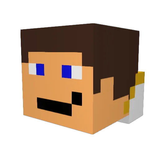 twizzler03 Minecraft avatar head, 3D render
