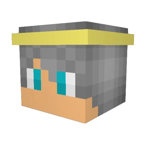 twizzy2 Minecraft avatar head, 3D render