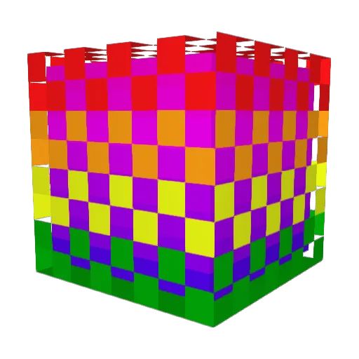 twohorns Minecraft avatar head, 3D render