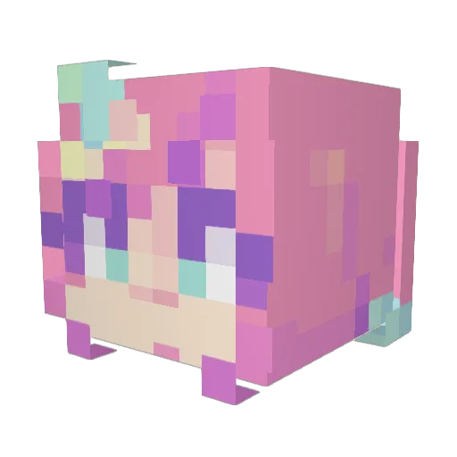 twosun19 Minecraft avatar head, 3D render