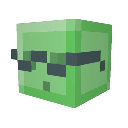twoturtles20 Minecraft avatar head, 3D render