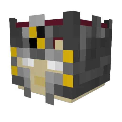twurve Minecraft avatar head, 3D render