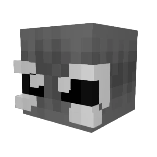 twxxt Minecraft avatar head, 3D render