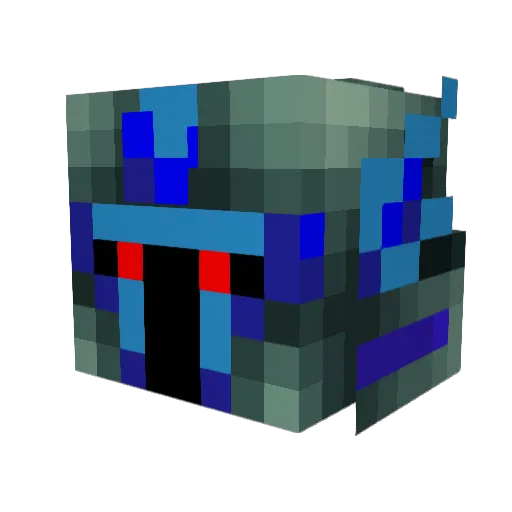 tx2l Minecraft avatar head, 3D render