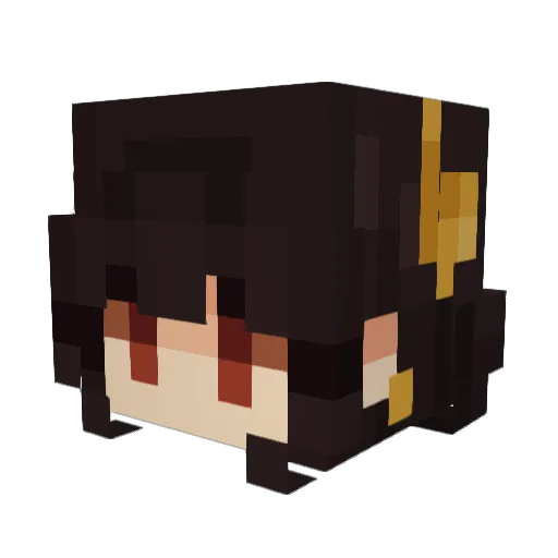 txari_mc Minecraft avatar head, 3D render