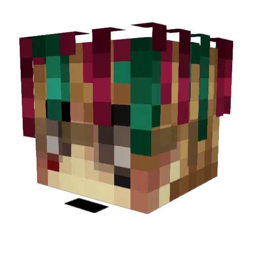 txbondboy Minecraft avatar head, 3D render