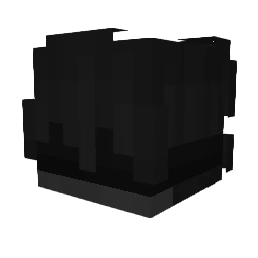 txcka Minecraft avatar head, 3D render