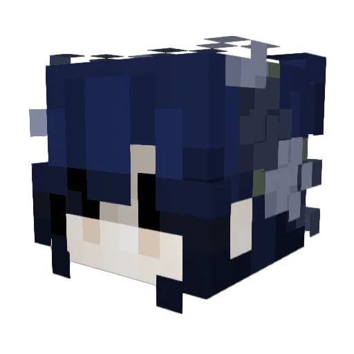 txj11 Minecraft avatar head, 3D render