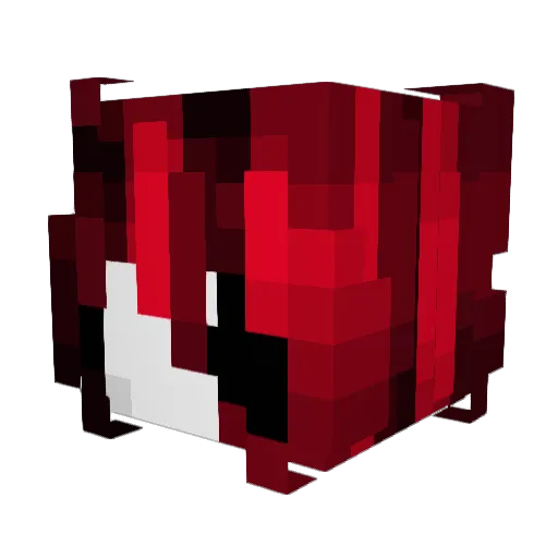 txks Minecraft avatar head, 3D render