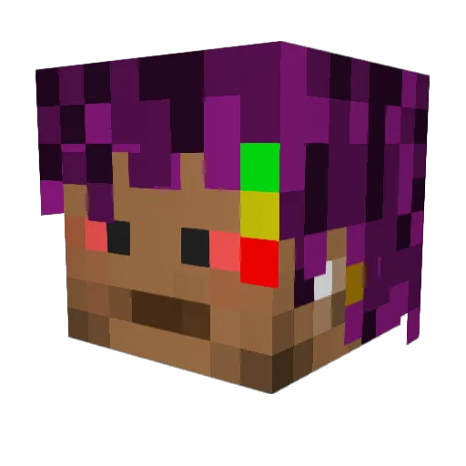 txm440 Minecraft avatar head, 3D render