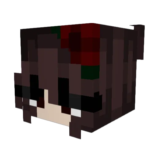 txmjmz Minecraft avatar head, 3D render