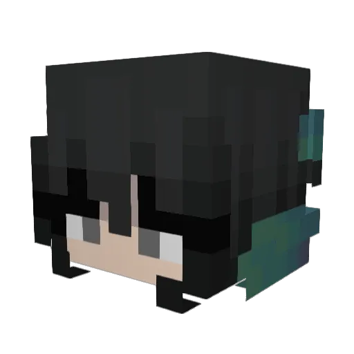 txnsai Minecraft avatar head, 3D render