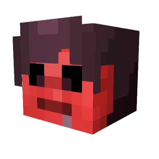 txoriatxori Minecraft avatar head, 3D render