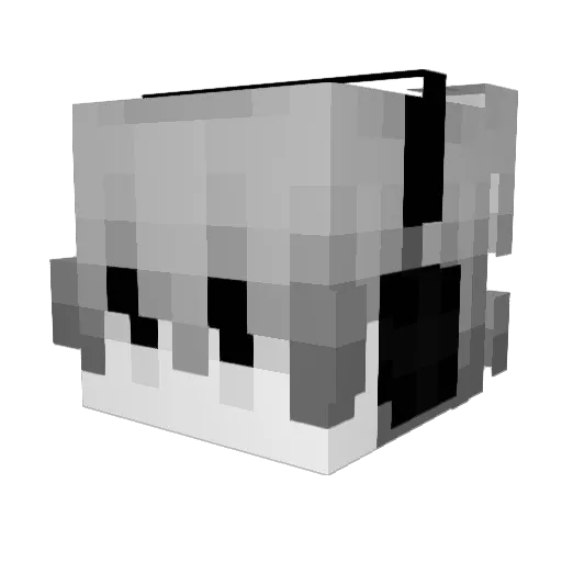 txrt Minecraft avatar head, 3D render