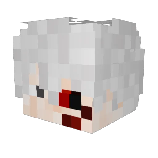 txrtarus Minecraft avatar head, 3D render