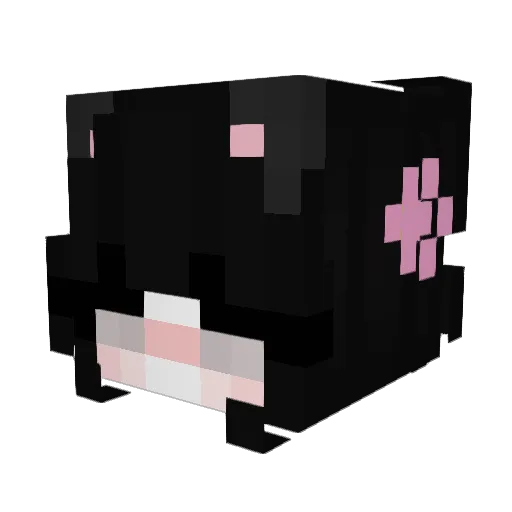 txtties Minecraft avatar head, 3D render