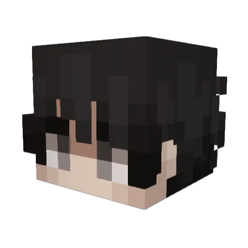 txznb666 Minecraft avatar head, 3D render