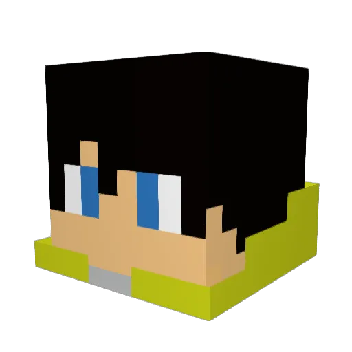 ty032 Minecraft avatar head, 3D render