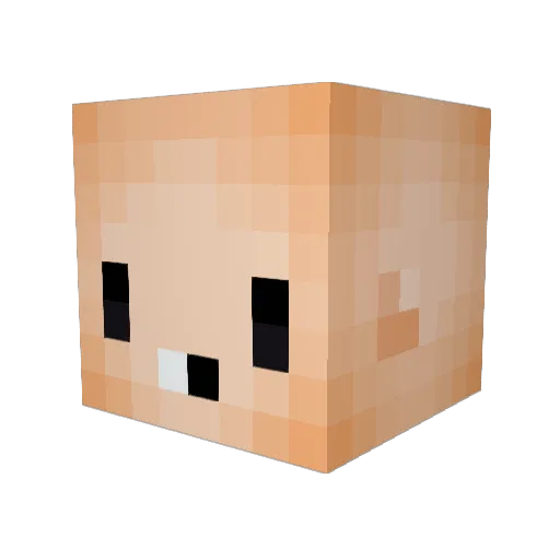 ty32 Minecraft avatar head, 3D render