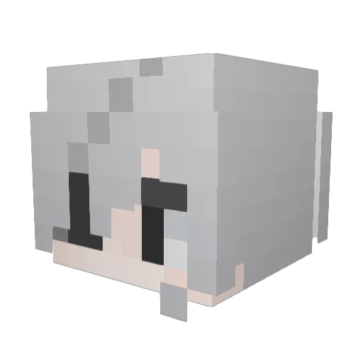 ty4t Minecraft avatar head, 3D render