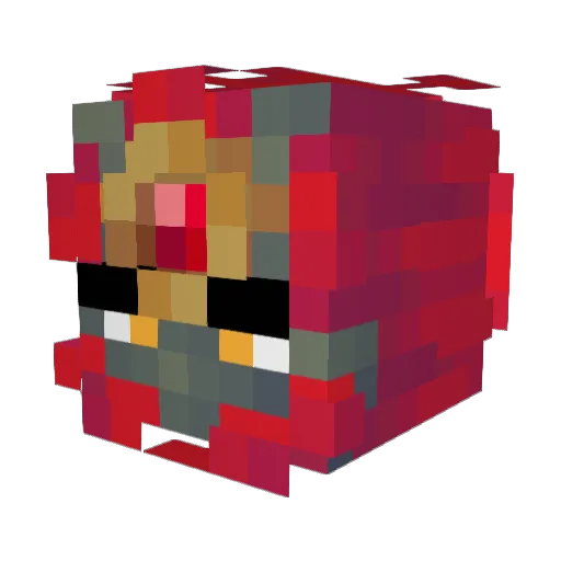 ty6350 Minecraft avatar head, 3D render
