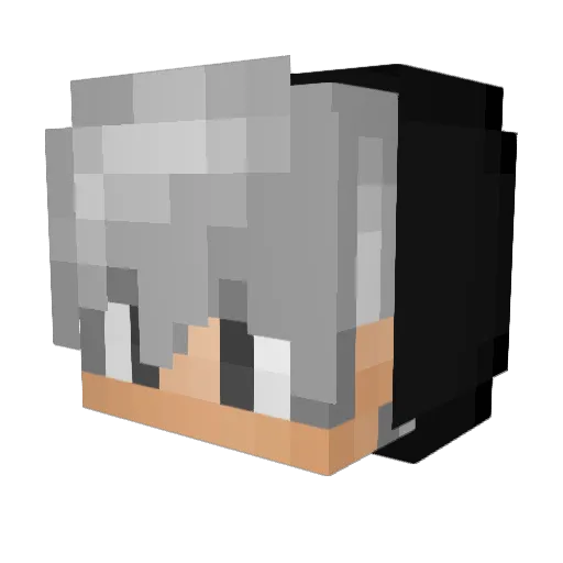 tya_G Minecraft avatar head, 3D render