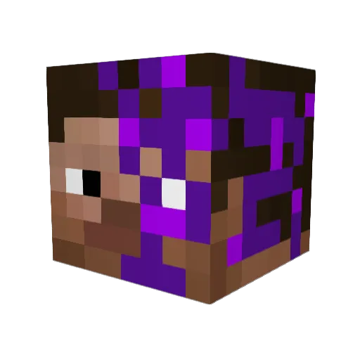 tyaka22 Minecraft avatar head, 3D render