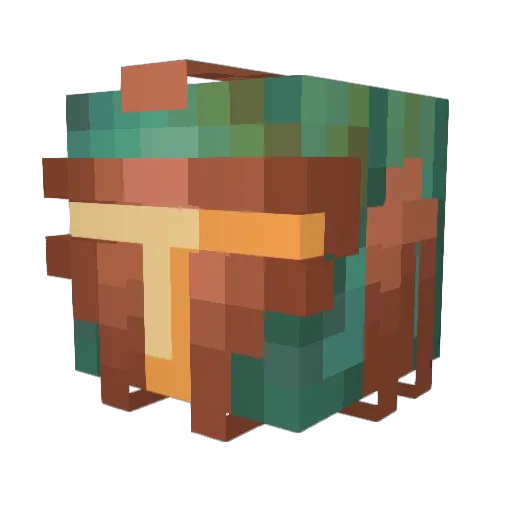 tyandliv Minecraft avatar head, 3D render